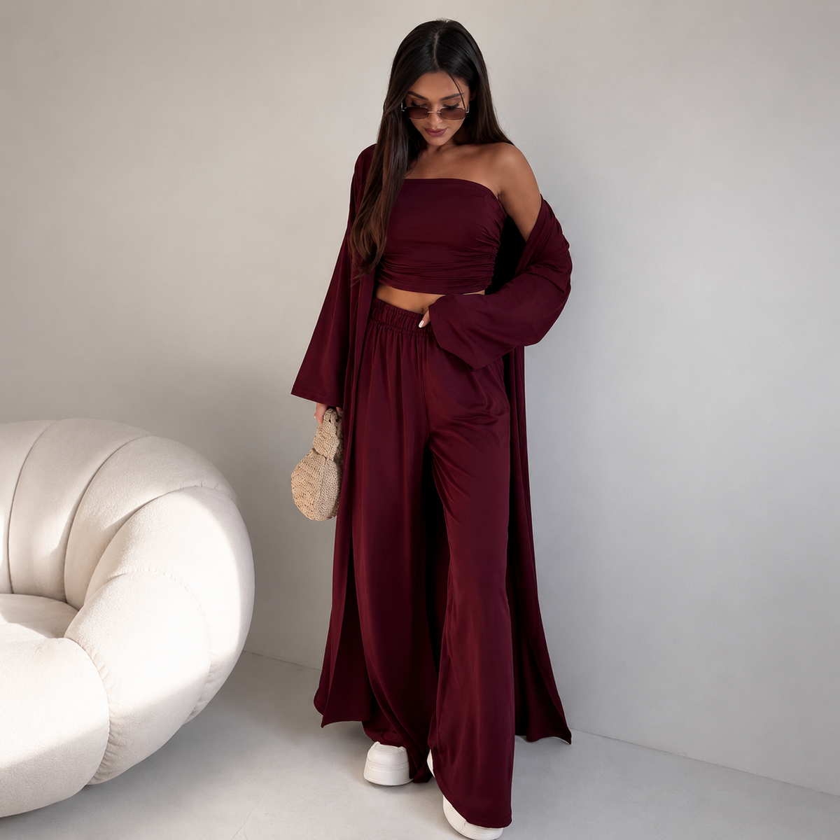Ensemble 3 pièces femme – Style chic