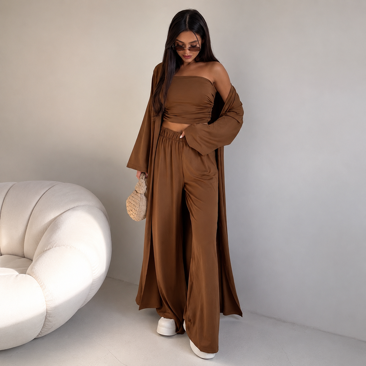 Ensemble 3 pièces femme – Style chic