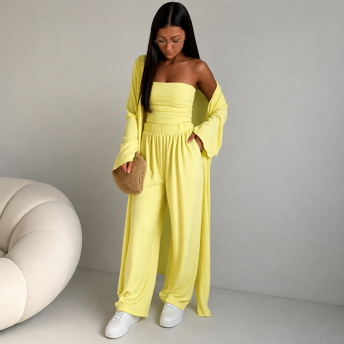 Ensemble 3 pièces femme – Style chic
