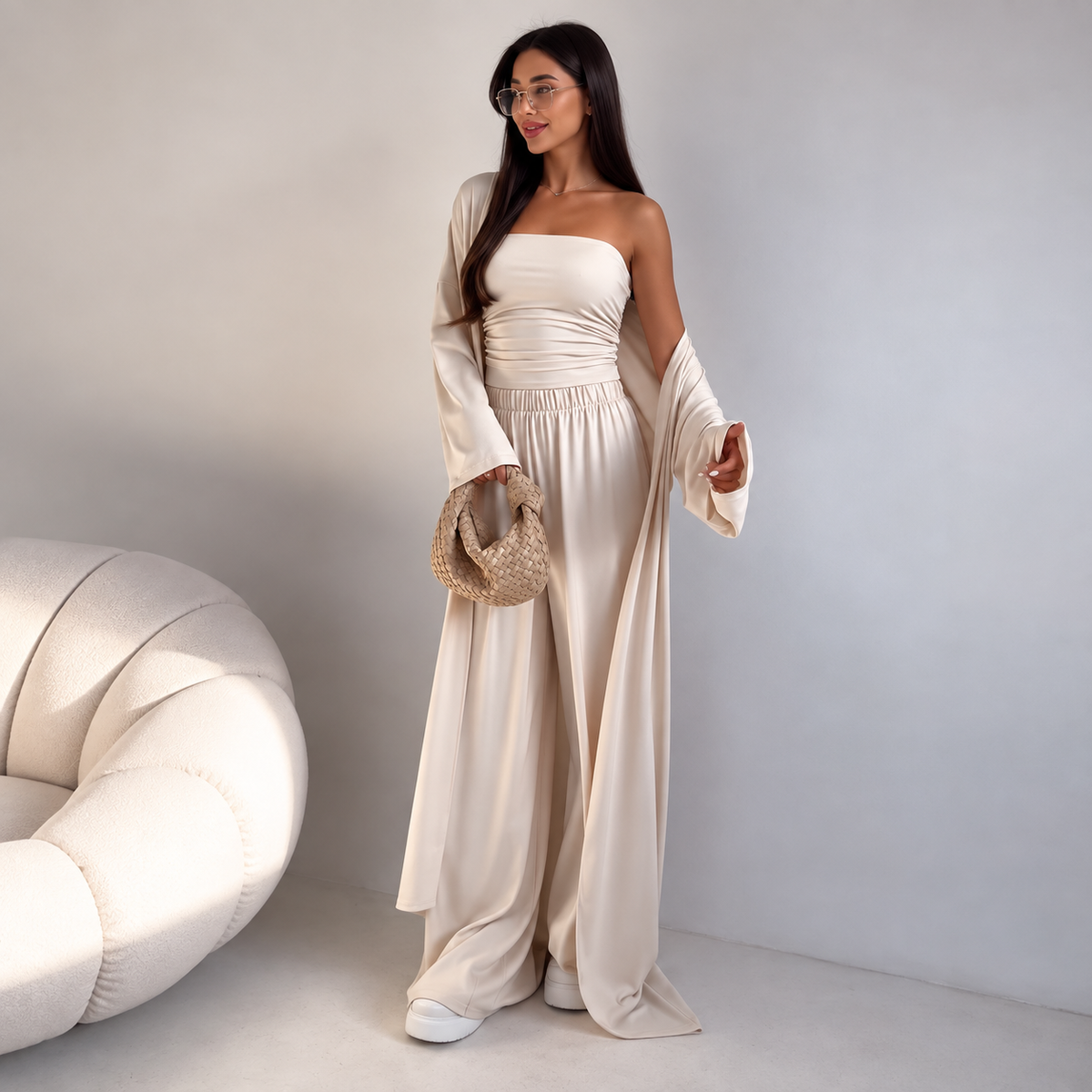 Ensemble 3 pièces femme – Style chic